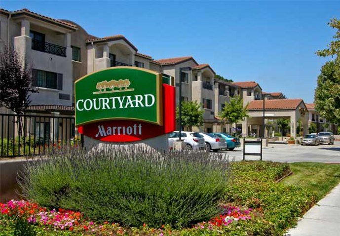 Courtyard Palo Alto Los Altos Buitenkant foto
